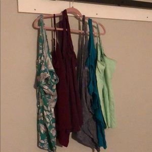 6 Tank Tops, various colors, all size XL